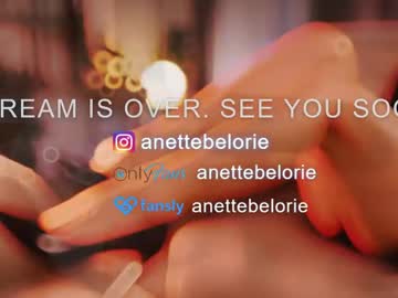 Sexy live cam screenshot of anette_belorie's webcam / video chat room