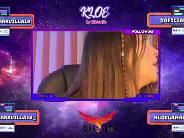 Sexy live cam screenshot of kloelamaravilla18's webcam / video chat room