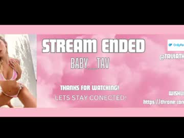 Sexy live cam screenshot of baby_tav's webcam / video chat room