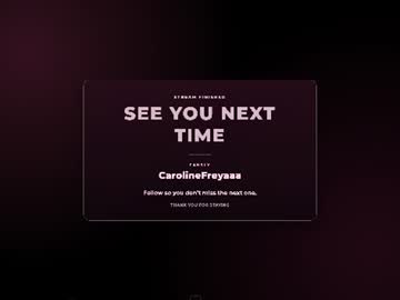 Sexy live cam screenshot of carolinafreixxa's webcam / video chat room